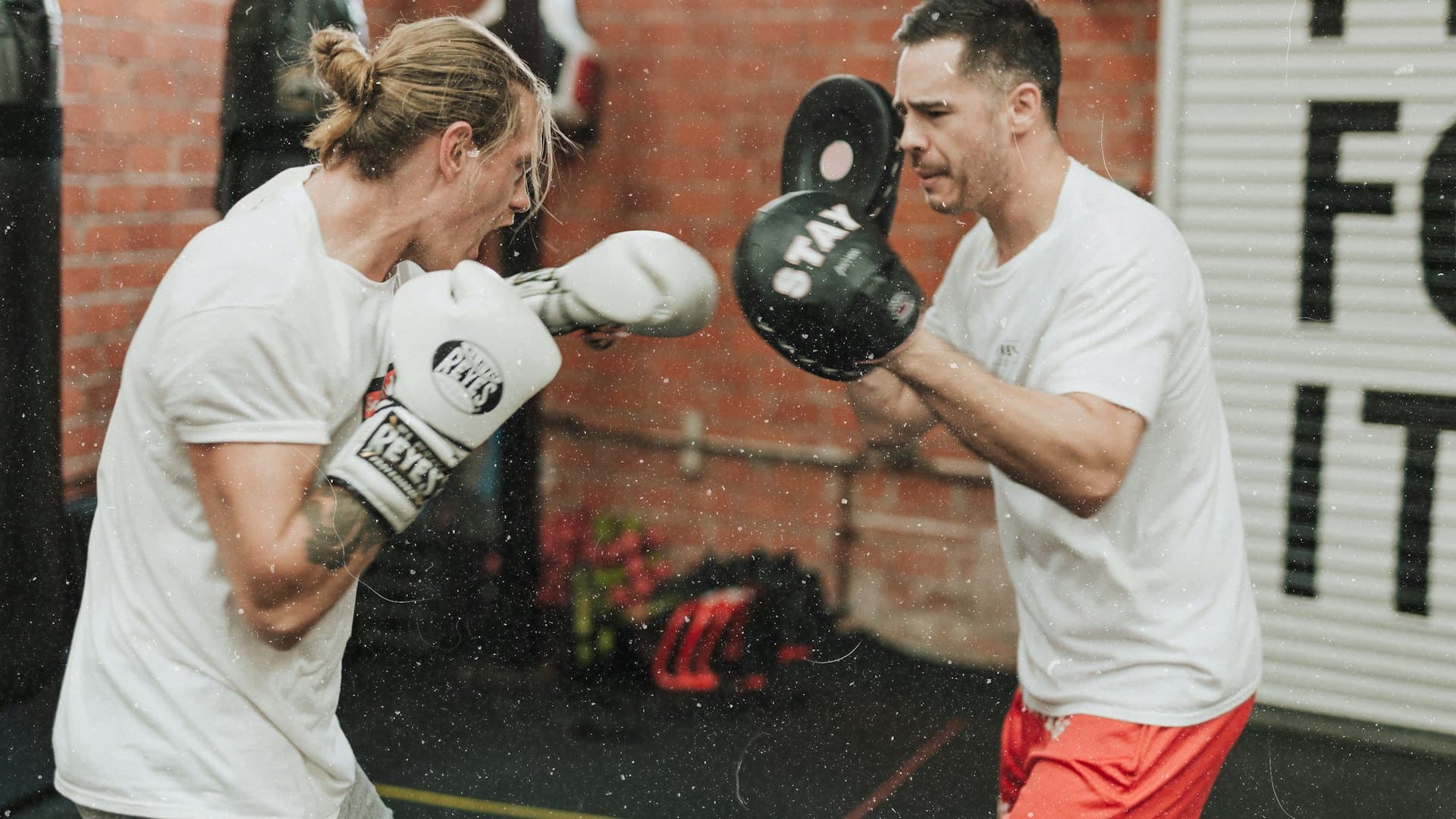 Entrenamiento de boxeo en Milon Club de Boxeo en Talca